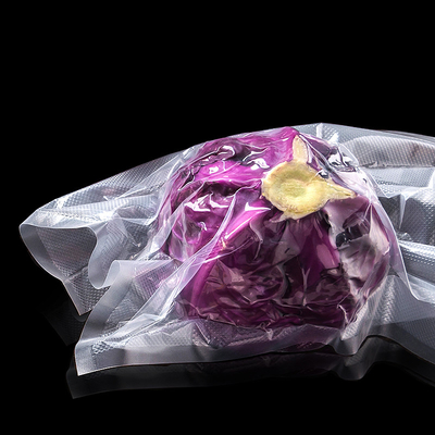ISO Reusable Seal Barrier Vacuum Food Storage Bags For Fruits Vegetables