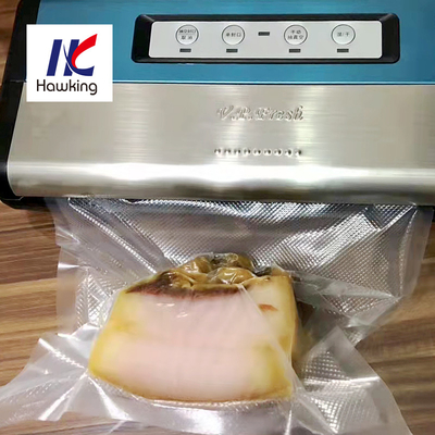 ISO Reusable Seal Barrier Vacuum Food Storage Bags For Fruits Vegetables